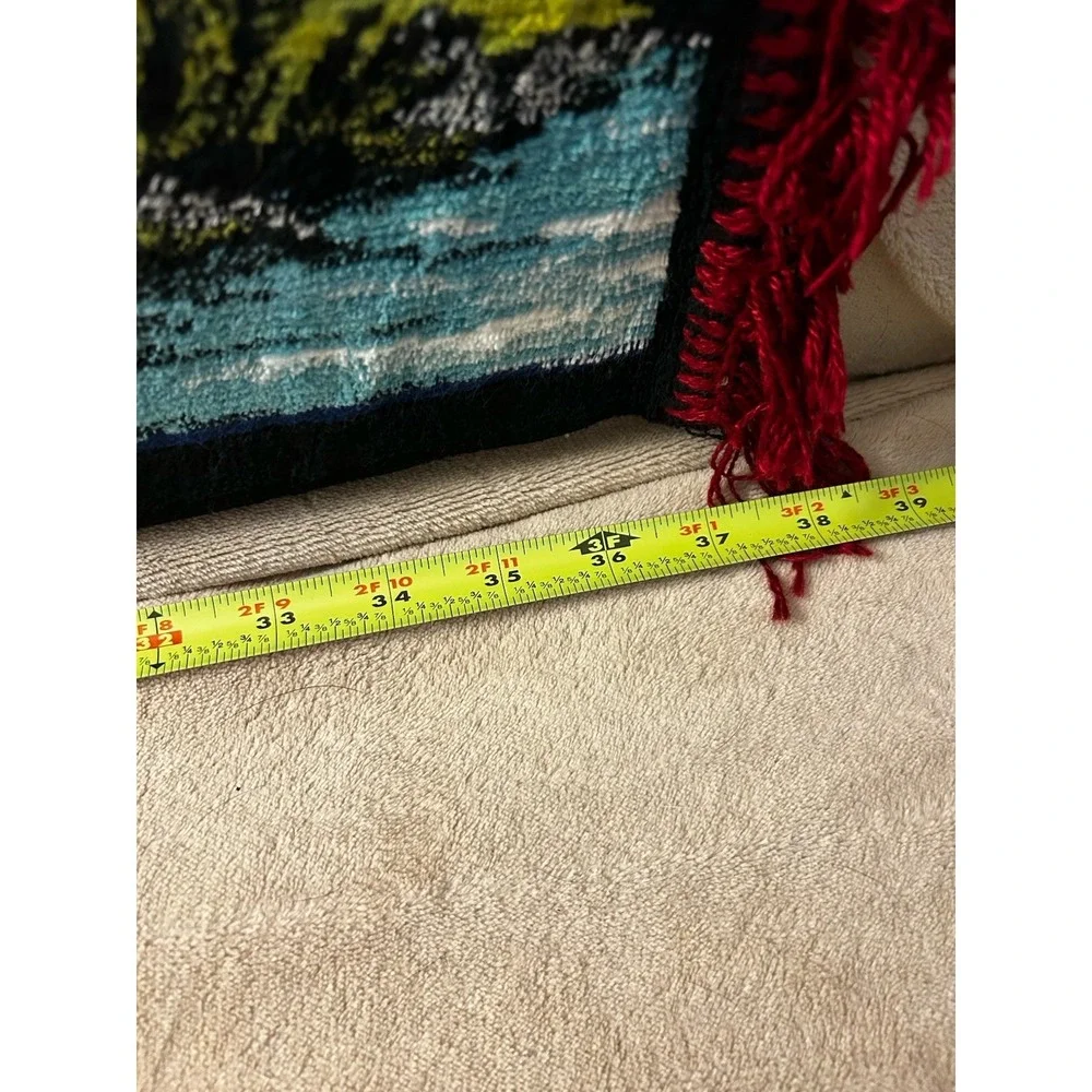 Christmas Wall Hanging Velvet Tassels Tapestry Decor